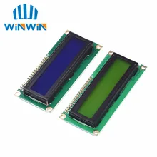 1 шт./лот 1602 16x2 персонажа ЖК-дисплей Дисплей модуль HD44780 контроллер синий/зеленый экран подстветка ЖК-дисплей 1602 ЖК-дисплей монитор 1602 5V