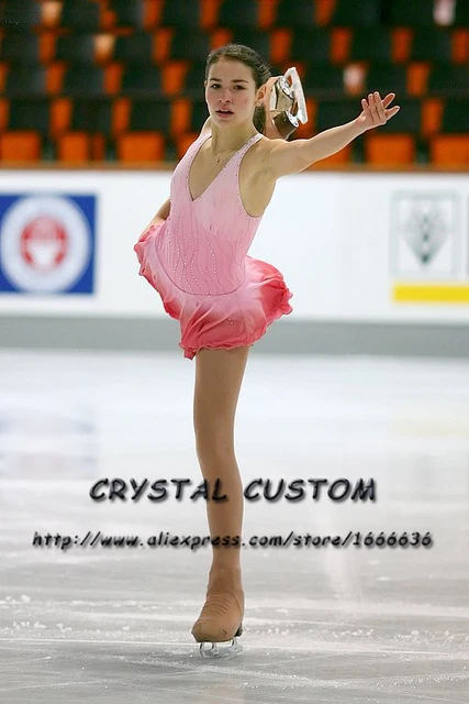 Robe de patinage artistique pour filles, tenue gracieuse, nouvelle marque  pour enfants, compétition de patinage artistique, personnalisée, DR3980