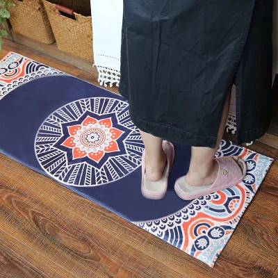 

New Welcome Floor Mats Ocean Animal Flowers Printed Bathroom Kitchen Carpet House Doormats for Living Room Anti-Slip Rug Tapete