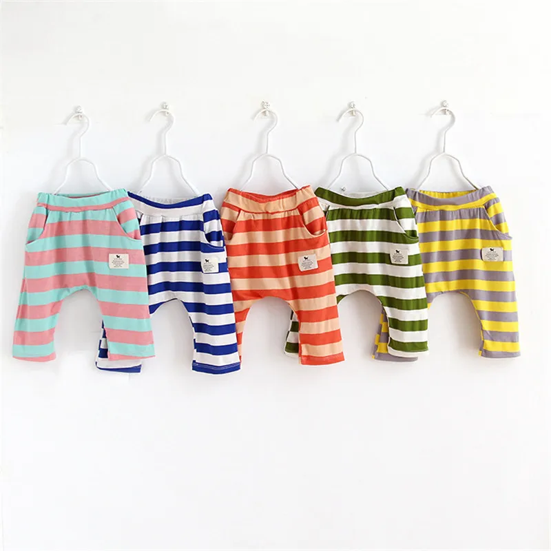 

2016 New Top Fashion Regular Striped Fashion Boys Bermudas Children's Shorts Children Summer Models Harem Tong A-wzd022
