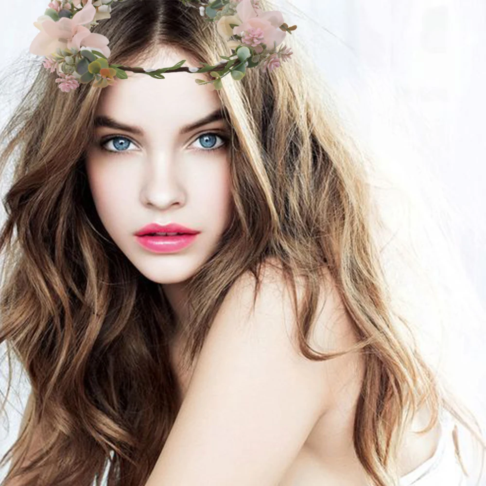 

New Fashion Women Children girls Wedding Flower Bride Wreath Floral Garlands Bride Headband Hair band Hair Accessories