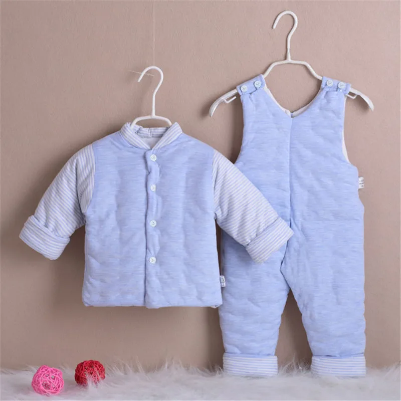 

Winter Children Warm Jackets Baby Clothing Set Girls Boys Down Cotton Coats Kids Hooded Outerwears Parkas Toddler Pants Suit G11