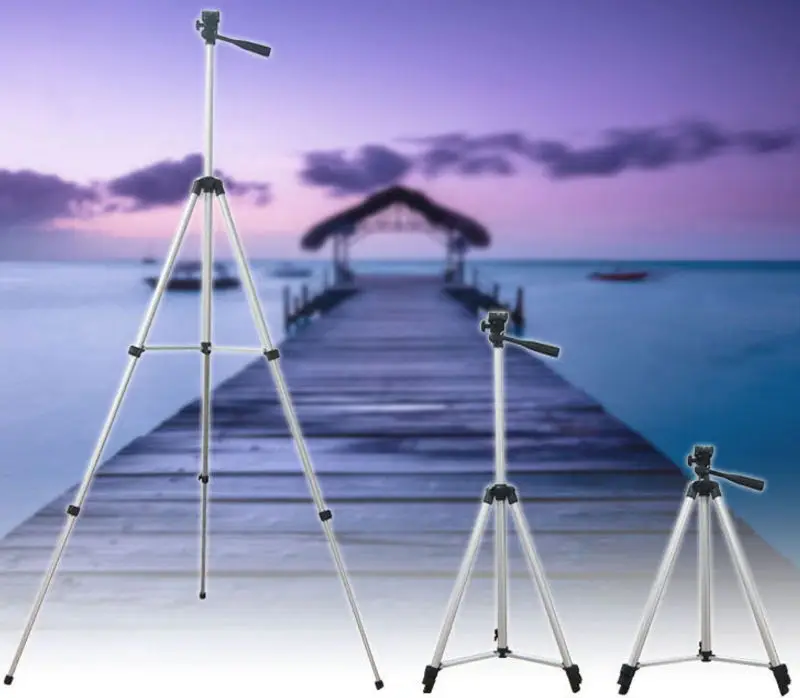 Amopofo Tripod with Clip Phone Holder Portable Tripod for Mini