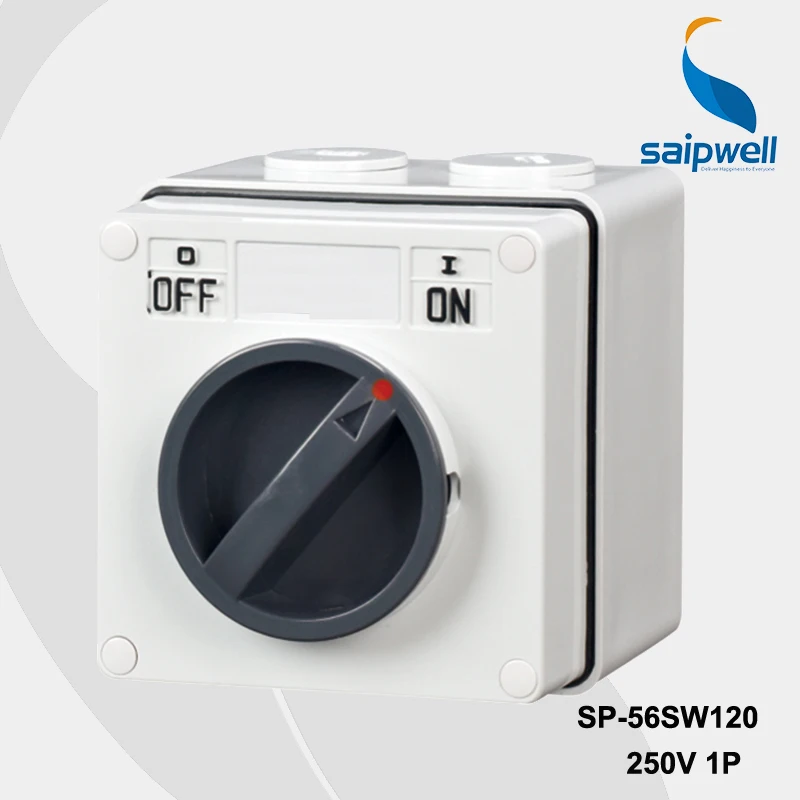 Saip/Saipwell IP67 Европейский/Австралийский 250V 20A 1P промышленный Электрический