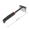 1Pc Portable Digging Tool Mini Steel Rake For Home Garden Transplanting Tool 6