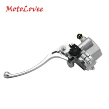 MotoLovee Universal Motorcycle Front Brake Black Cylinder Hydraulic Pump Clutch Master Lever For Honda Yamaha Suzuki Kawasaki MotoLovee Universal Motorcycle Front Brake Black Cylinder Hydraulic Pump Clutch Master Lever For Honda Yamaha Suzuki Kawasaki