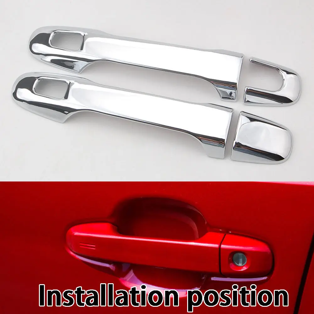 Car Door Handle Catch Cover Trim Chrom ABS For Toyota C-HR CHR 2016-2018 | Автомобили и мотоциклы