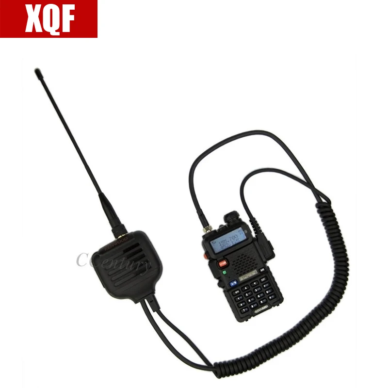 XQF BAOFENG динамик микрофон для ветчины двухстороннее радио Walkie Talkie UV5R GT3 888s с антенной