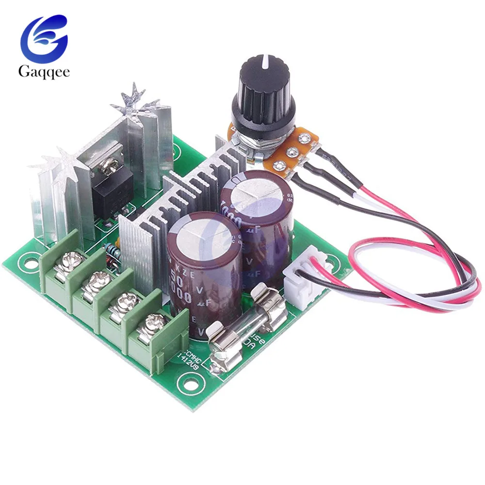 

Adjustable DC Motor Speed Controller PWM DC 12V-40V 400W 10A Control 13kHz Adjustable Drive Module 24V 36V CCMHC CCMHCW Board