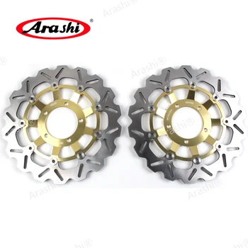 

ARASHI 1Pair CNC Motorecycle Floating Front Brake Discs Disk Rotors For TRIUMPH Daytona 675 2006 2007 2008 2009 2010 2011 2012
