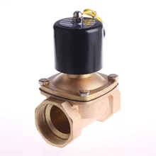 Двухсторонний NC Переключатель 1," Пневматический электромагнитный клапан 2W400-40 водяной клапан 12 в 24 в 110 В 220 В