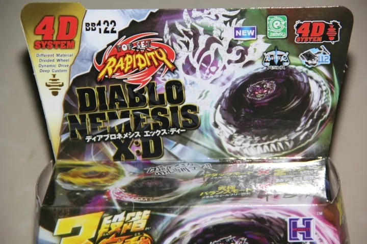 Best подарок на день рождения продажи Nemesis Metal Fury 4D BB-122 легенды Beyblade/Hyperblade игрушка с Launcher набор для b- даман peonza jugu