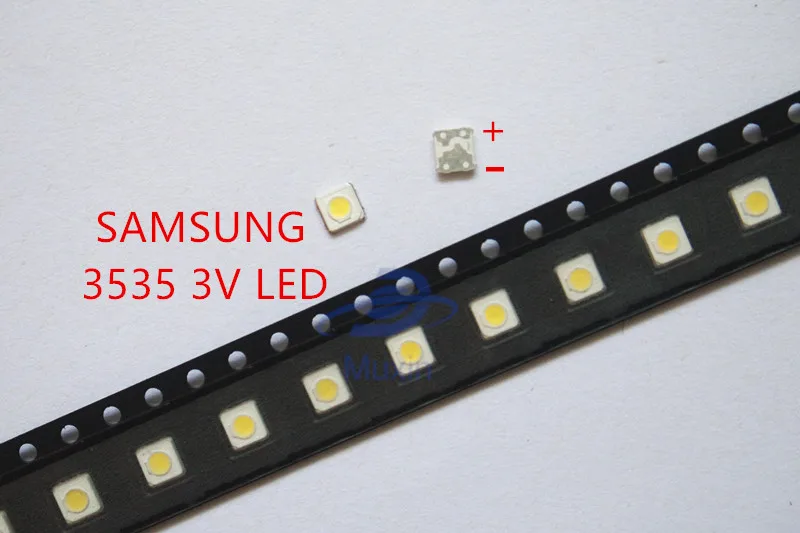 200 штук Samsung LED подсветка высокая мощность светодиодный 1 Вт 3537 3535 100LM холодный белый SPBWH1332S1BVC1BIB lcd подсветка для ТВ приложения