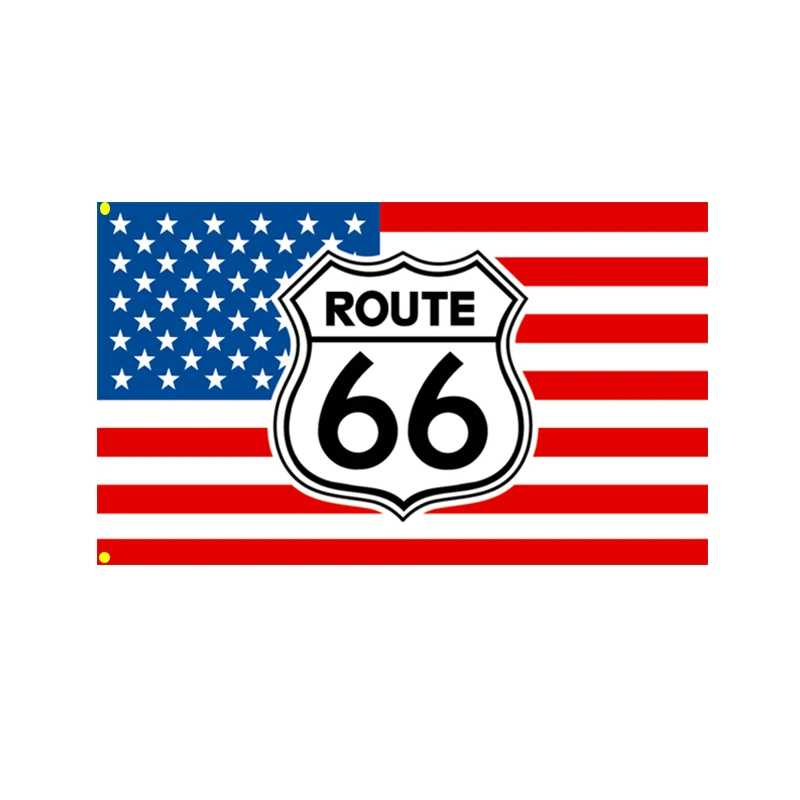 Route 66 украшение в виде флага banner90* 150 см/3x5ft Флаг США для подвешивания - Цвет: Камуфляж