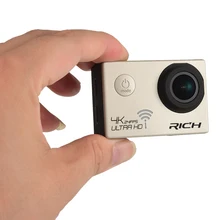 DHL Спортивная камера NT96660 4K 24fps ULTRA HD 16MP WiFi 30M Водонепроницаемая Экшн-камера Алюминиевая выдвижная палка+ сумка для камеры