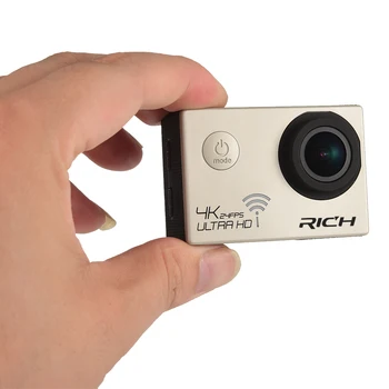 

DHL Sport Camera NT96660 4K 24fps ULTRA HD 16MP WiFi 30M Waterproof Action camera Aluminum Extendable Pole Stick+camera bag