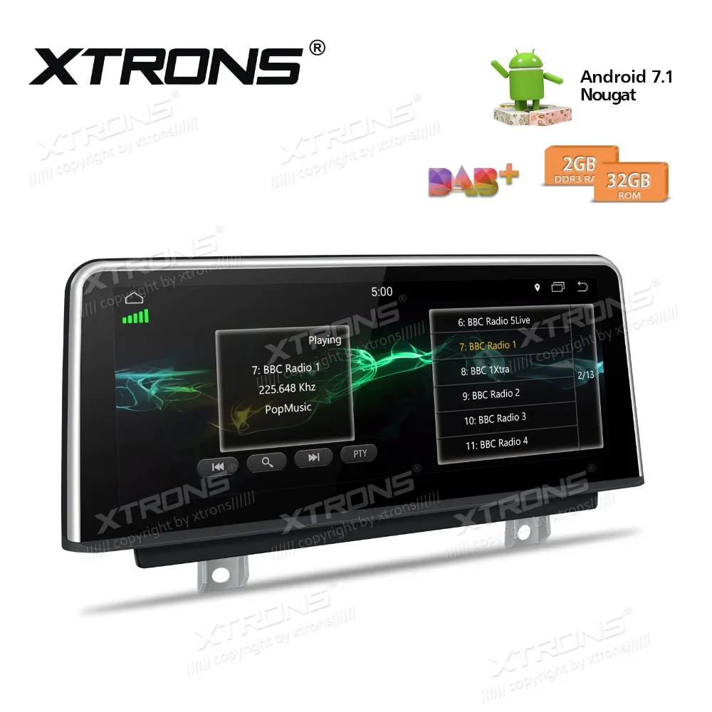 Cheap 10.25" Android 7.1 Car GPS Navigation Player Radio NO DVD For BMW 3 Series F30/F31/F34 4 Series F32/F33/F36 NBT 2013-2016 2
