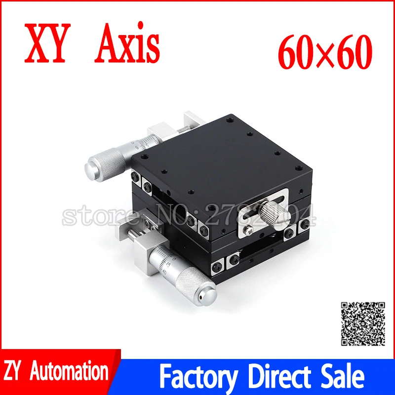 New XYZR 90mm Trimming Platform Manual Linear Stage Bearing Tuning