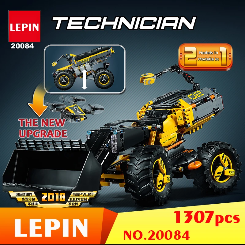 

Lepin 20084 Compatible With Legoing 42081 2 in 1 Technic Series Volvo Concept Wheel Loader ZEUX Building Blocks Bricks