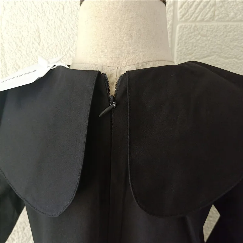 BOBOZONE/черно-коричневое платье в стиле пэчворк для девочек; платье с длинными рукавами