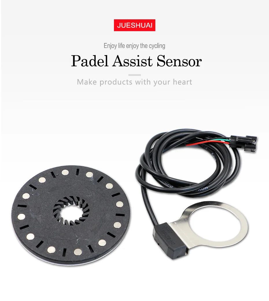 Sale Electric Bicycle Pedal 12 Magnets E-bike PAS System Assistant Sensor Speed Sensor Black Color Easy to Install for Free Shipping 0