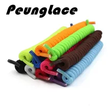 Качество PeungLace 1000 пар/лот 11 цветов детские шнурки без галстука закрученные шнурки