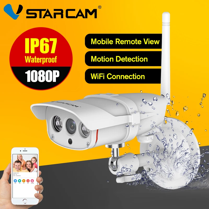 

VStarcam C16S 1080P Waterproof IP6 Wireless IP Camera HD Onvif IR Night Vision Security Outdoor CCTV Camera WiFi