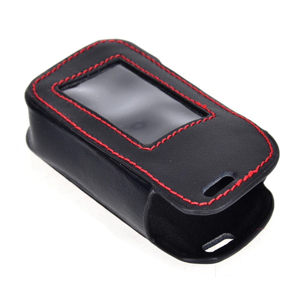CARCHET Key Case for Car New A93 Leather For Starline A63 Alarm Remote Controller LCD Keychain Cover Car-styling | Автомобили и
