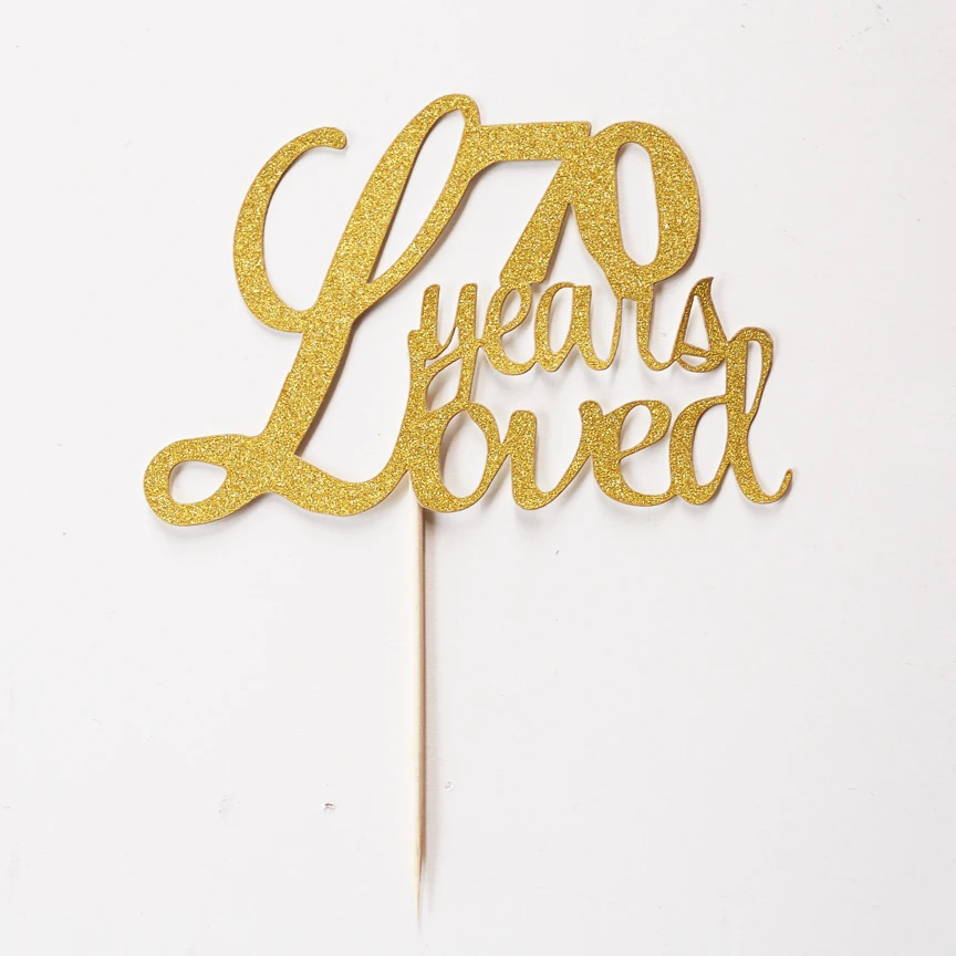 Decoration De Gateau D Amour De 70 Ans 70e Anniversaire 70e Anniversaire Fete Surprise Aliexpress