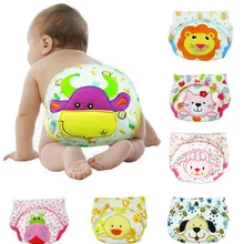 Детские тренировочные штаны, штаны для младенцев, 12 шт., милые шорты, 3 слоя, полностью защищают