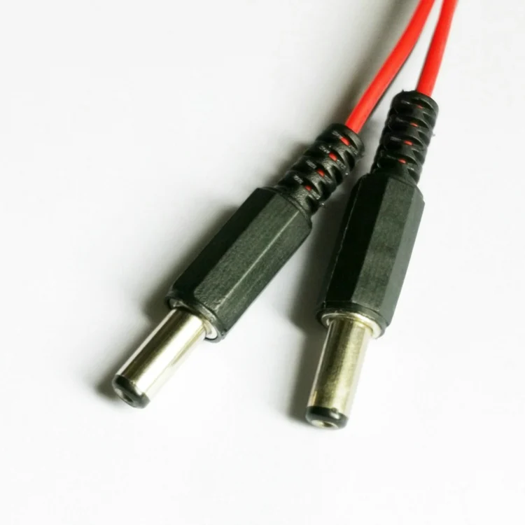 50 шт./лот см IDE Molex штекер 2 * DC 5 мм x 1 адаптер питания кабель 12 В 18AWG