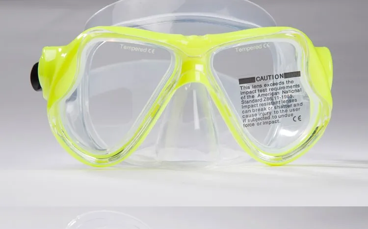 Профессиональный маска для подводного плавания, ныряния с дыхательной трубкой Полный закаленное Стекло Плавание ming очки для подводного