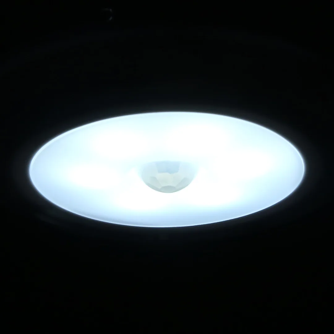 Wireless PIR Auto LED Night Light Motion Sensor Infrared Cabinet Lamp Battery Power Stairs Magnet Night Lighting