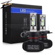 S1 csp faróis de led h1 h3 h4 h7 h11 880/9005/9006 led oi-lo farol automotivo de 50 w 8000lm 6000 k, 12v