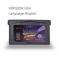

Capcom super sstreetfighteer 2 turbo revival 32 Bit Video Game Cartridge Console Card USA Version English language