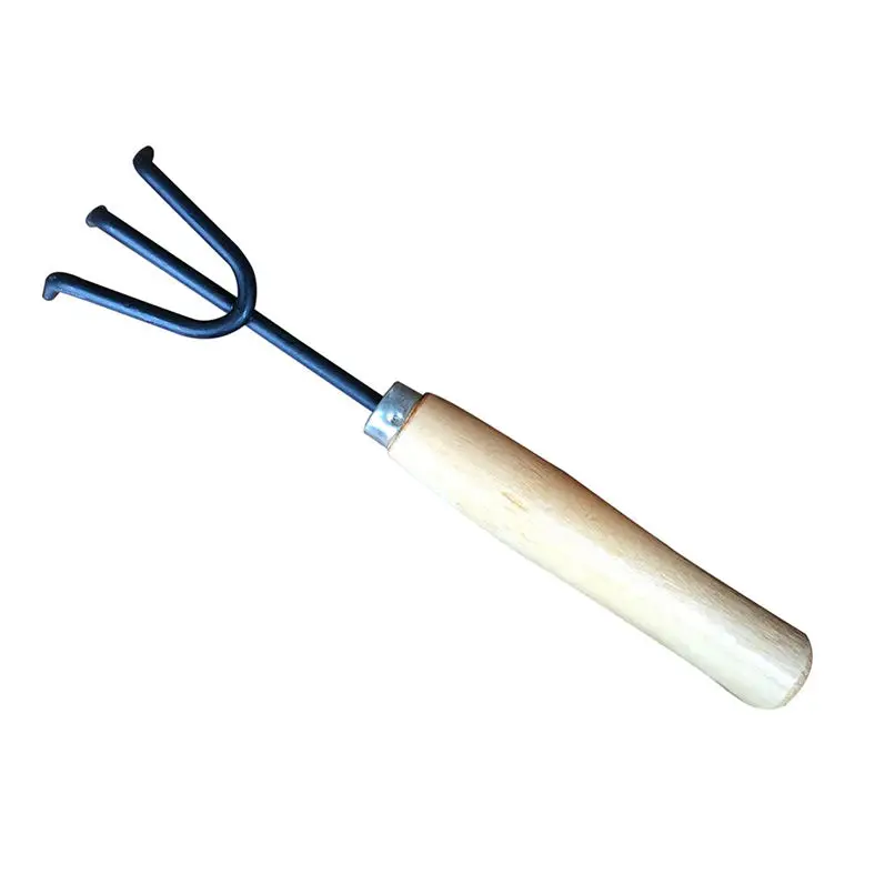 Spade Shovel 3Pcs  Set Shovel Rake Wood Handle Metal Head Kids Tool Mini Garden Tools for Garden farming #4P16 (5)