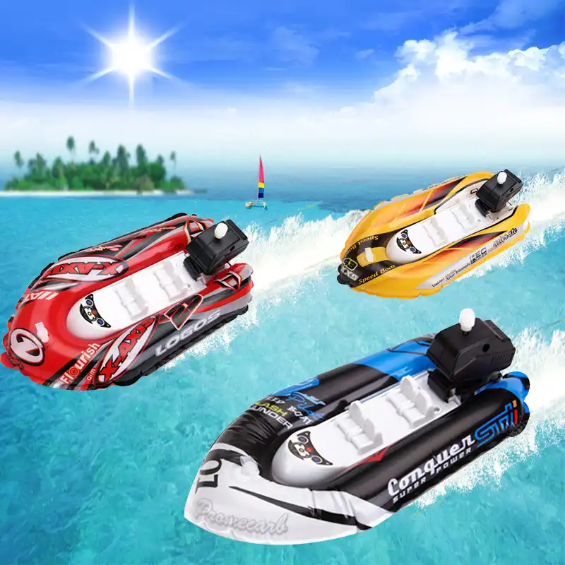 speed boat bath toy