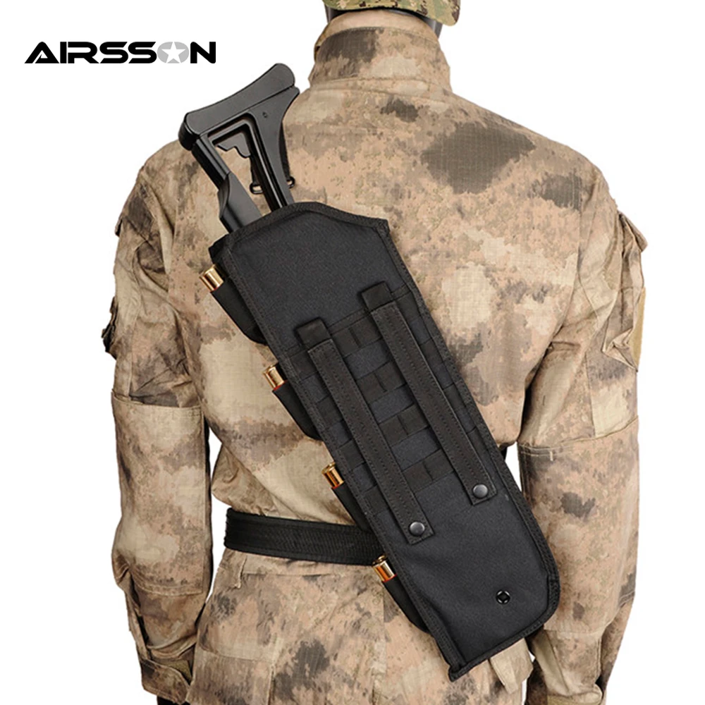 19" Shotgun Carrying Case Rifle Scabbard Molle Shoulder Rifle Carry Bag
