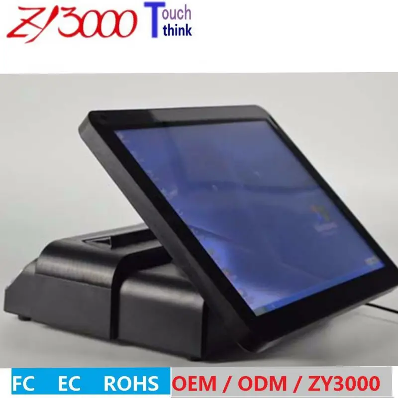 Горячая Распродажа 15 дюймовый j1900 4G ddr3 hdd Msata 64 G SSD WIFI Емкость Мульти все в одном pos