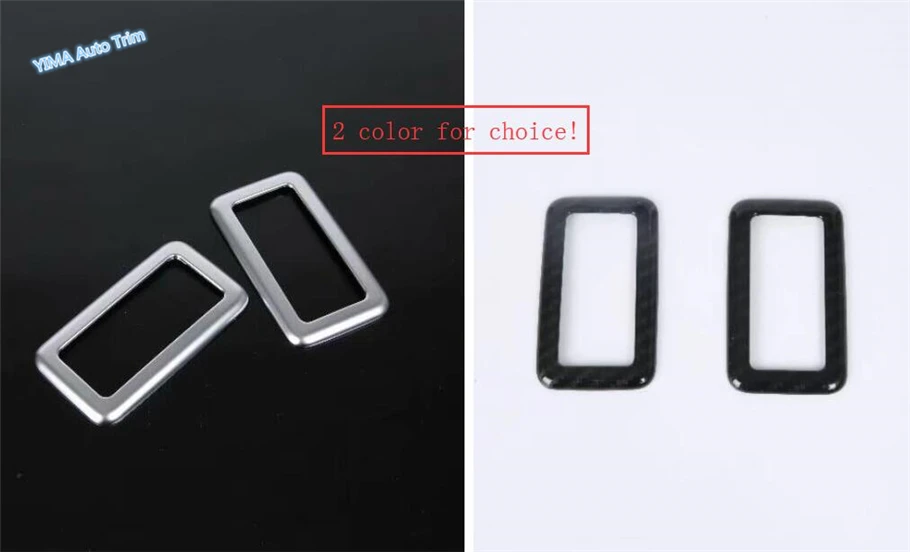 

Lapetus Car Styling Rear Row Roof Reading Lights Lamp Frame Cover Trim 2 Color For Land Rover Range Rover Velar 2018 2019 ABS