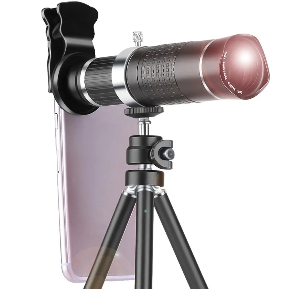 

3 in 1 Phone Telephoto Lens 198 degree Fisheye Lens & 20X Macro Lens & 0.62X