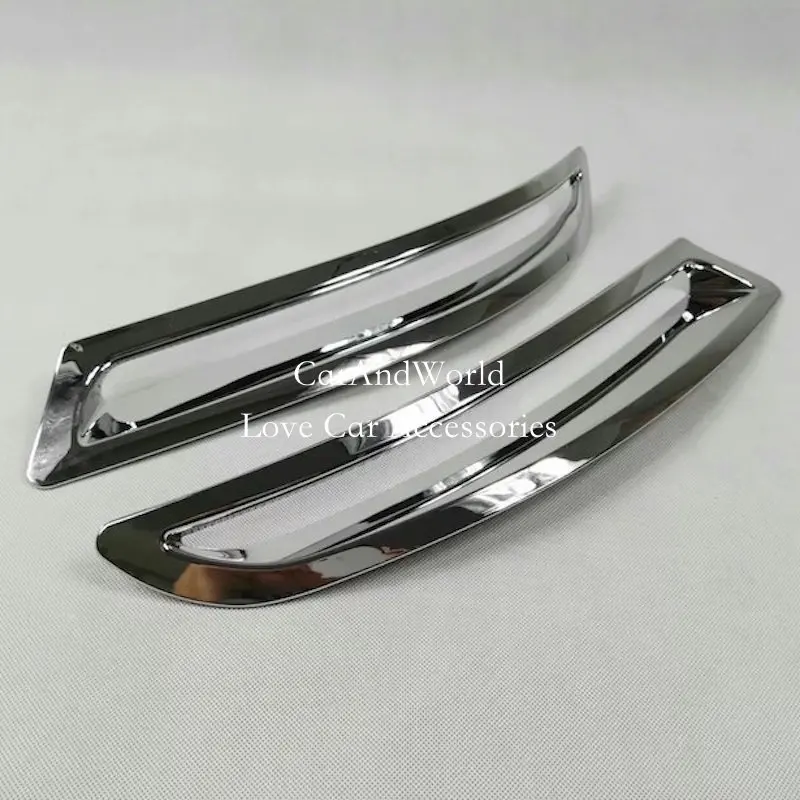 

For VW Volkswagen Tiguan 2014 2015 2016 Exterior Rear Fog Light Cover FogLight Trims ABS Chrome Stickers Car Styling Accessories