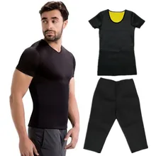 CHENYE, новинка, Корректирующее белье, мужские термо штаны для похудения, мужские Корректирующее белье, компрессионная рубашка для похудения, корсет, пояс-триммер, набор для похудения