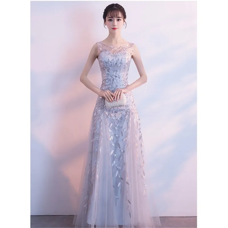 Вечерние платья для выпускного вечера vestidos de festa свадебное платье vestidos de novia abendkleider quinceanera вечернее платье SA101 - Цвет: Gray