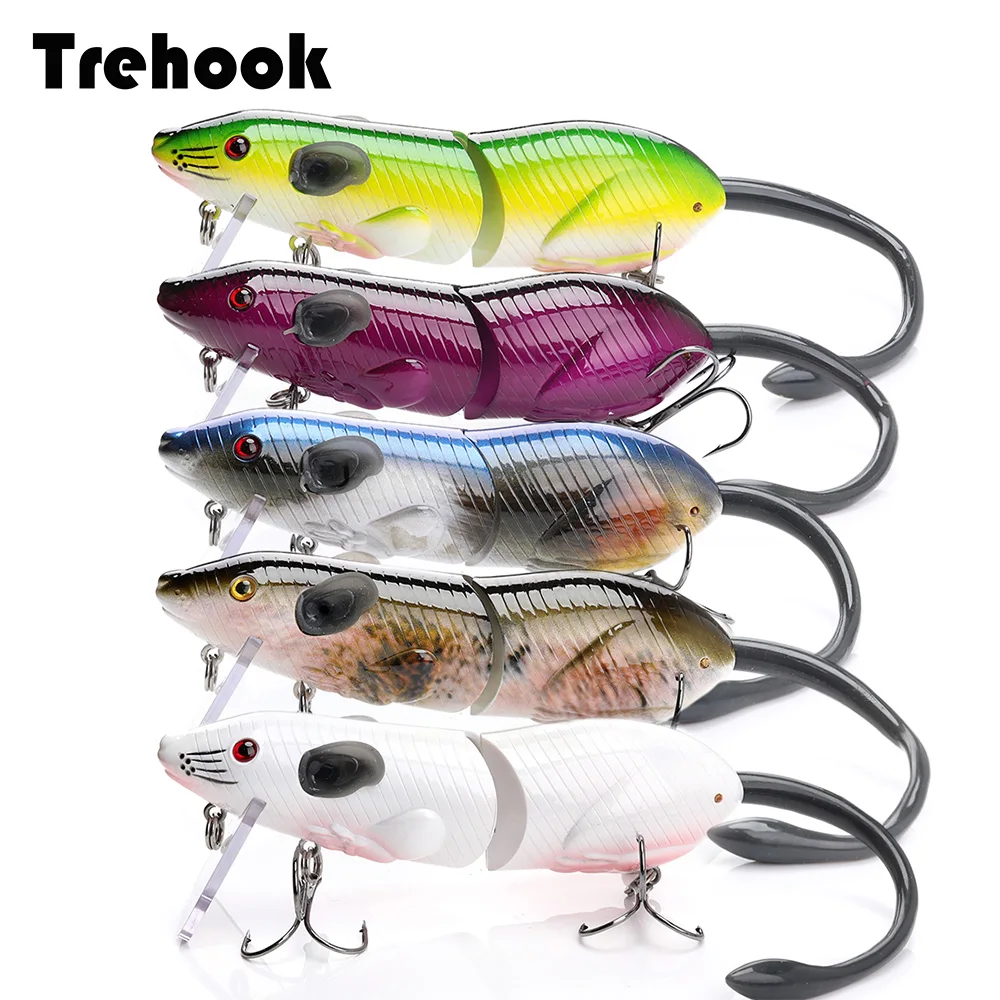 

Fishing Wobblers Crankbait 13cm 69g Lifelike Big Mouse Artificial Bait Hard Floating Minnow Fishing Lure With Soft Tail Swimbait