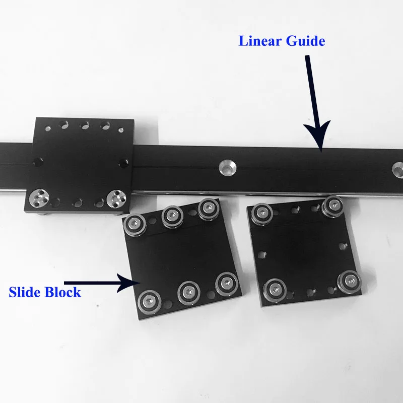 Высокоточная линейная направляющая 30 мм направляющая с двумя осями OSGB слайдер внешний алюминиевый направляющая с роликами