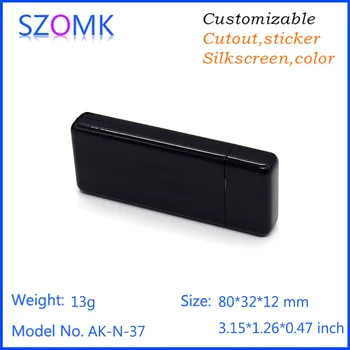 

50pcs szomk plastic diy electronics outlet enclosure box enclosure box plastic shell case junction box electronic 80*32*12m