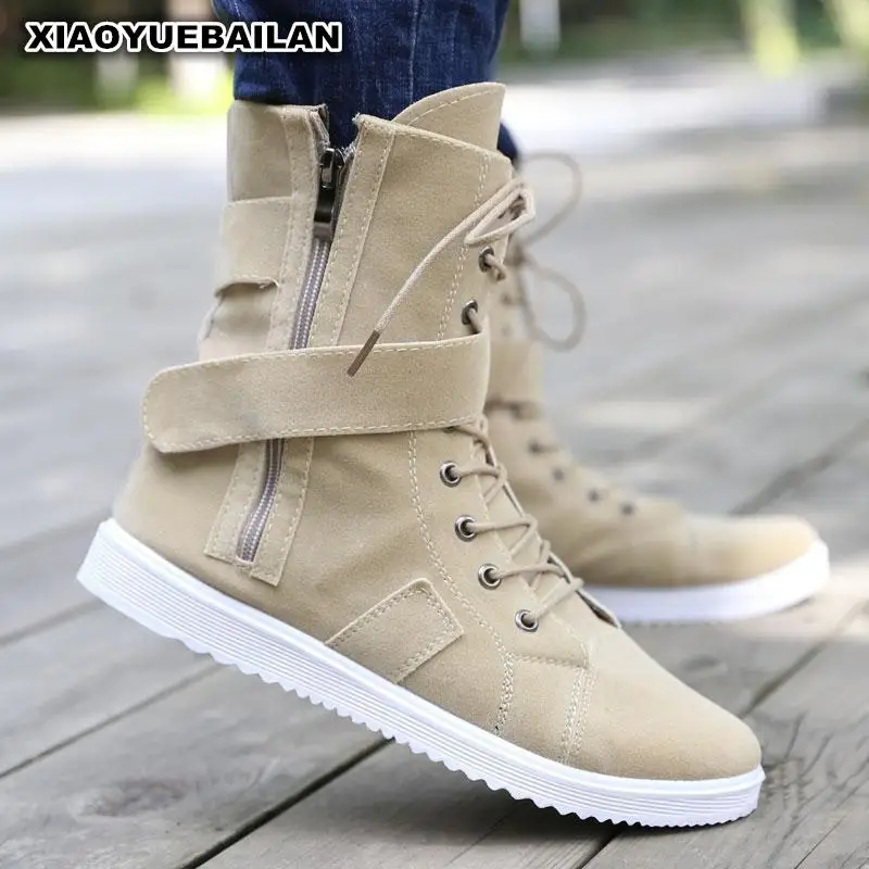 

The New Winter Warm Male High Shoes Men Boots Thick Snow For Long Canister