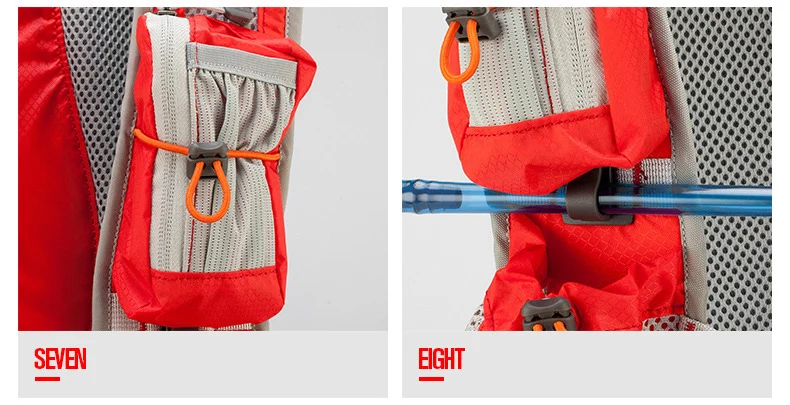 AONIJIE, нейлоновый рюкзак для бега, 12л, для улицы, легкий, гидратация, упаковка для воды, спортивная сумка, для альпинизма, велоспорта, пешего туризма, сумка для бега
