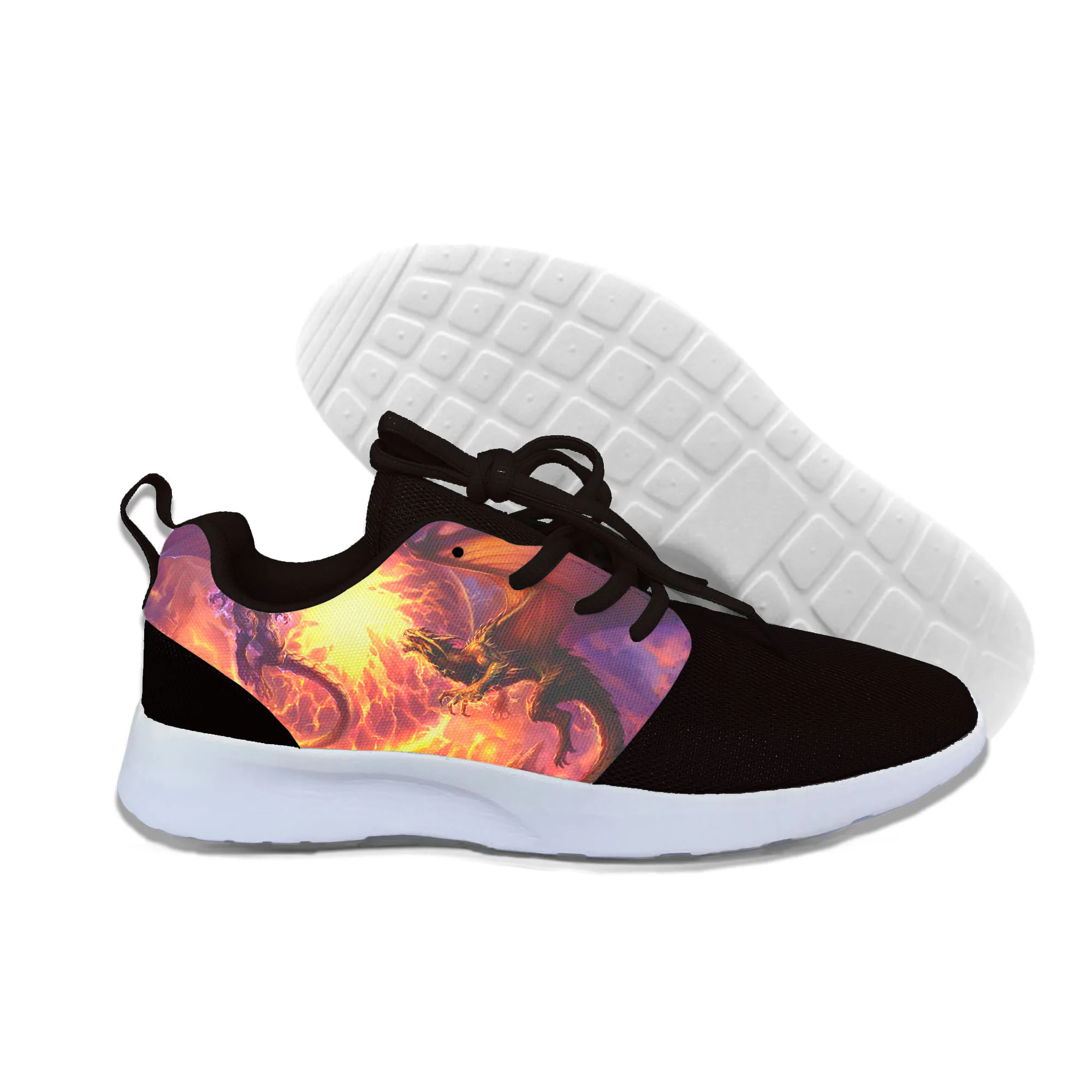 

2019 hot fashion Dragon 3D casual shoes for men/women high quality Lightweight-breathable 3D printing Dragon Sneakers